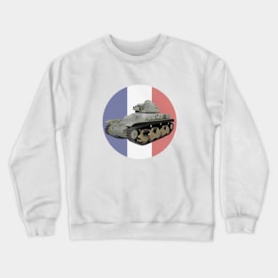 R35 WW2 French Tank Crewneck Sweatshirt